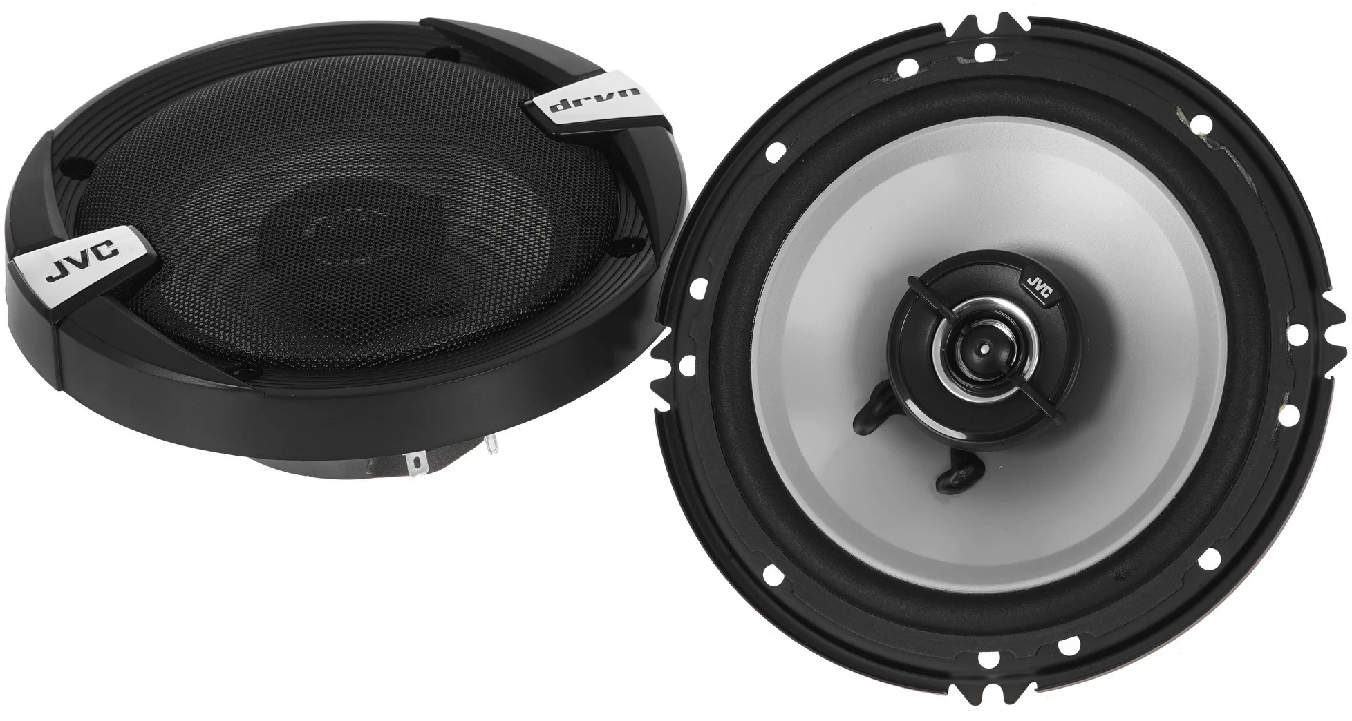 Колонки автомобильные JVC CS-DR162 300Вт 88дБ 4Ом 16см (6дюйм) (ком.:2кол.) коаксиальные двухполосные — миниатюра 2