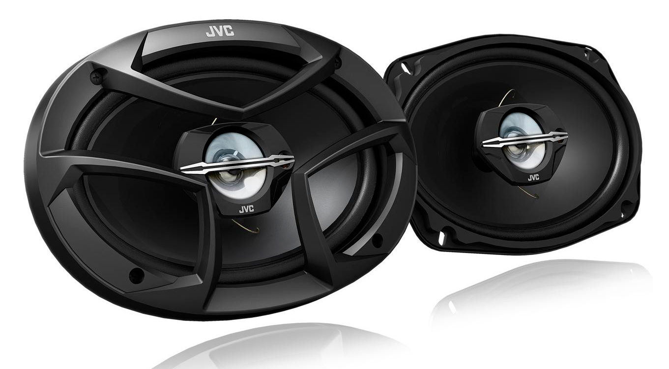 Колонки автомобильные JVC CS-J6930 400Вт 92дБ 4Ом 15x23см (6x9дюйм) (ком.:2кол.) коаксиальные трехполосные — фото 1