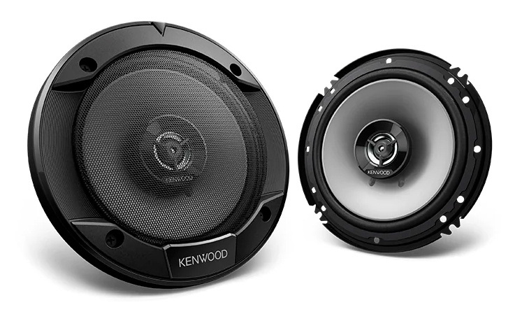 Колонки автомобильные Kenwood KFC-S1666 330Вт 90дБ 4Ом 16см (6.5дюйм) (ком.:2кол.) коаксиальные двухполосные — фото 1