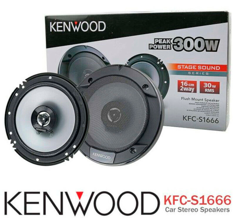 Колонки автомобильные Kenwood KFC-S1666 330Вт 90дБ 4Ом 16см (6.5дюйм) (ком.:2кол.) коаксиальные двухполосные — миниатюра 5