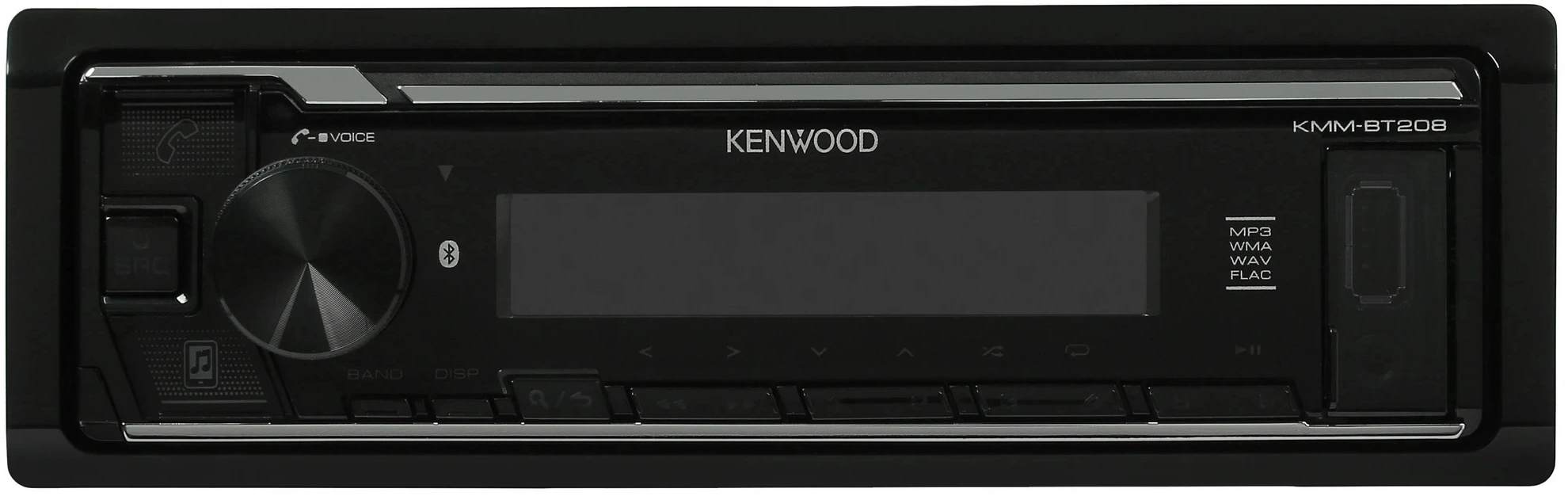 Автомагнитола Kenwood KMM-BT208 1DIN 4x50Вт — миниатюра 4