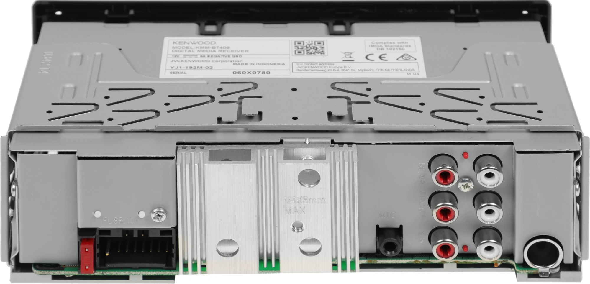Автомагнитола Kenwood KMM-BT408 1DIN 4x50Вт v4.2 DSP 3 — миниатюра 14