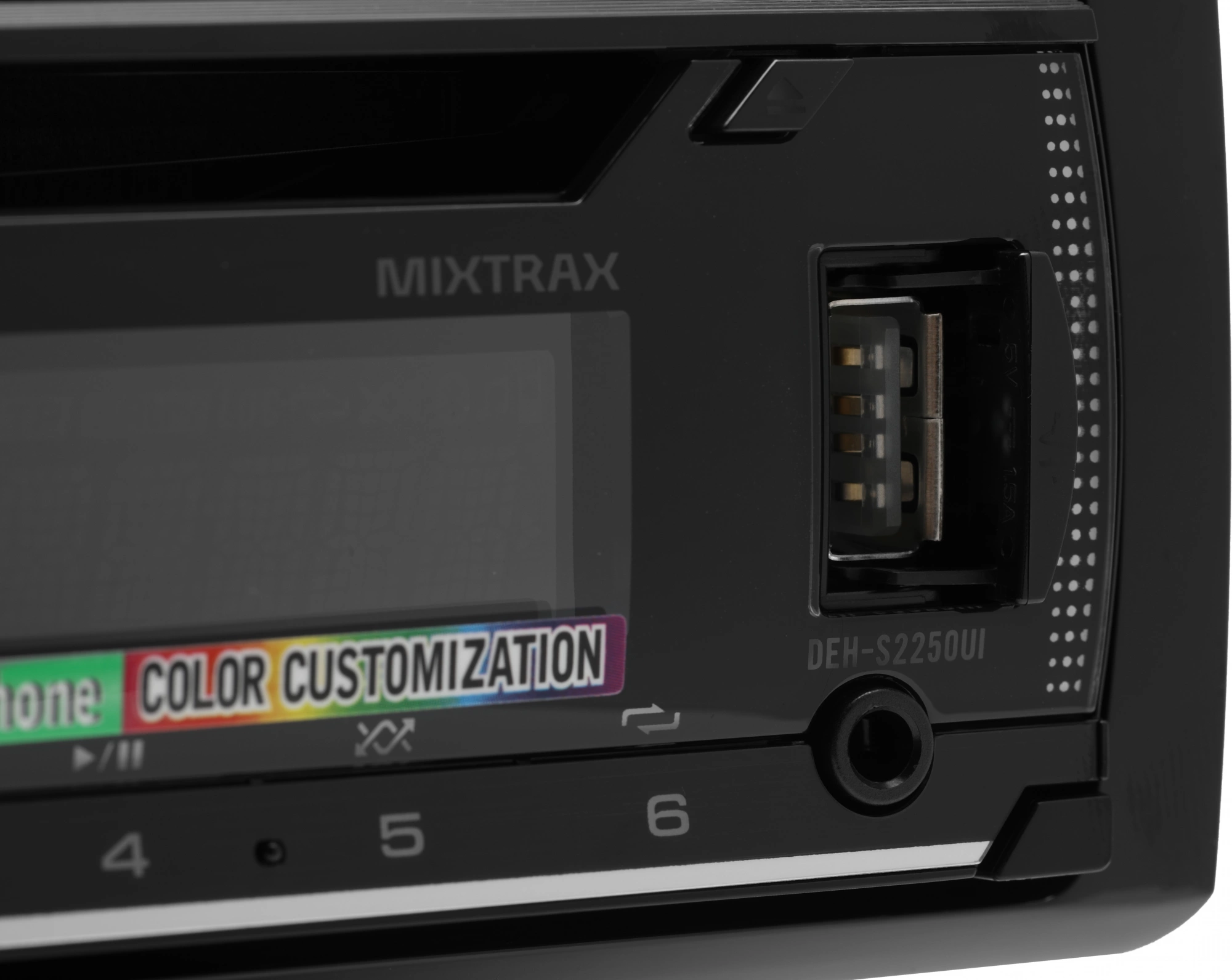 Автомагнитола Pioneer DEH-S2250UI 1DIN 4x50Вт ПДУ RDS — миниатюра 10