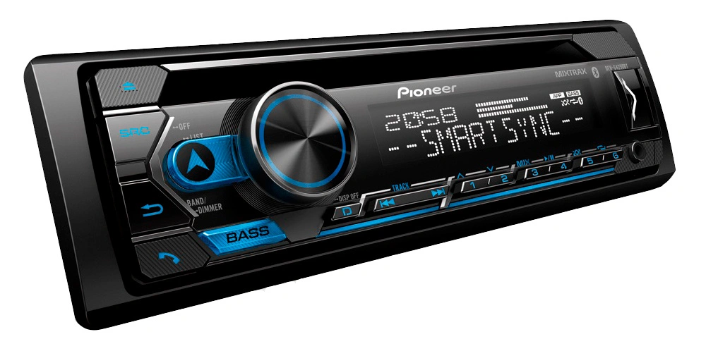 Автомагнитола Pioneer DEH-S4250BT 1DIN 4x50Вт ПДУ RDS — миниатюра 2