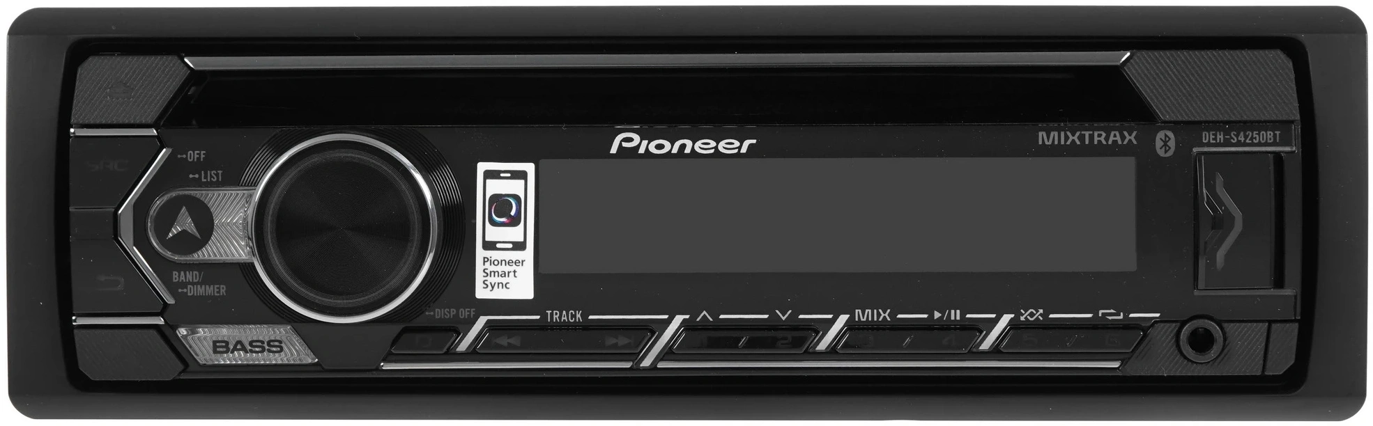 Автомагнитола Pioneer DEH-S4250BT 1DIN 4x50Вт ПДУ RDS — миниатюра 3