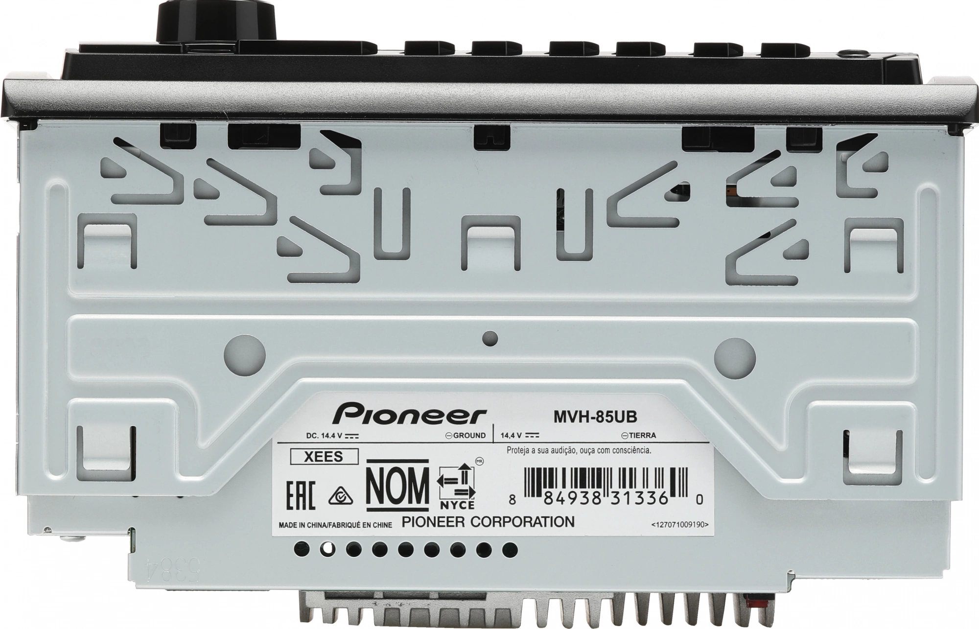Автомагнитола Pioneer MVH-85UB 1DIN 4x50Вт RDS — миниатюра 8