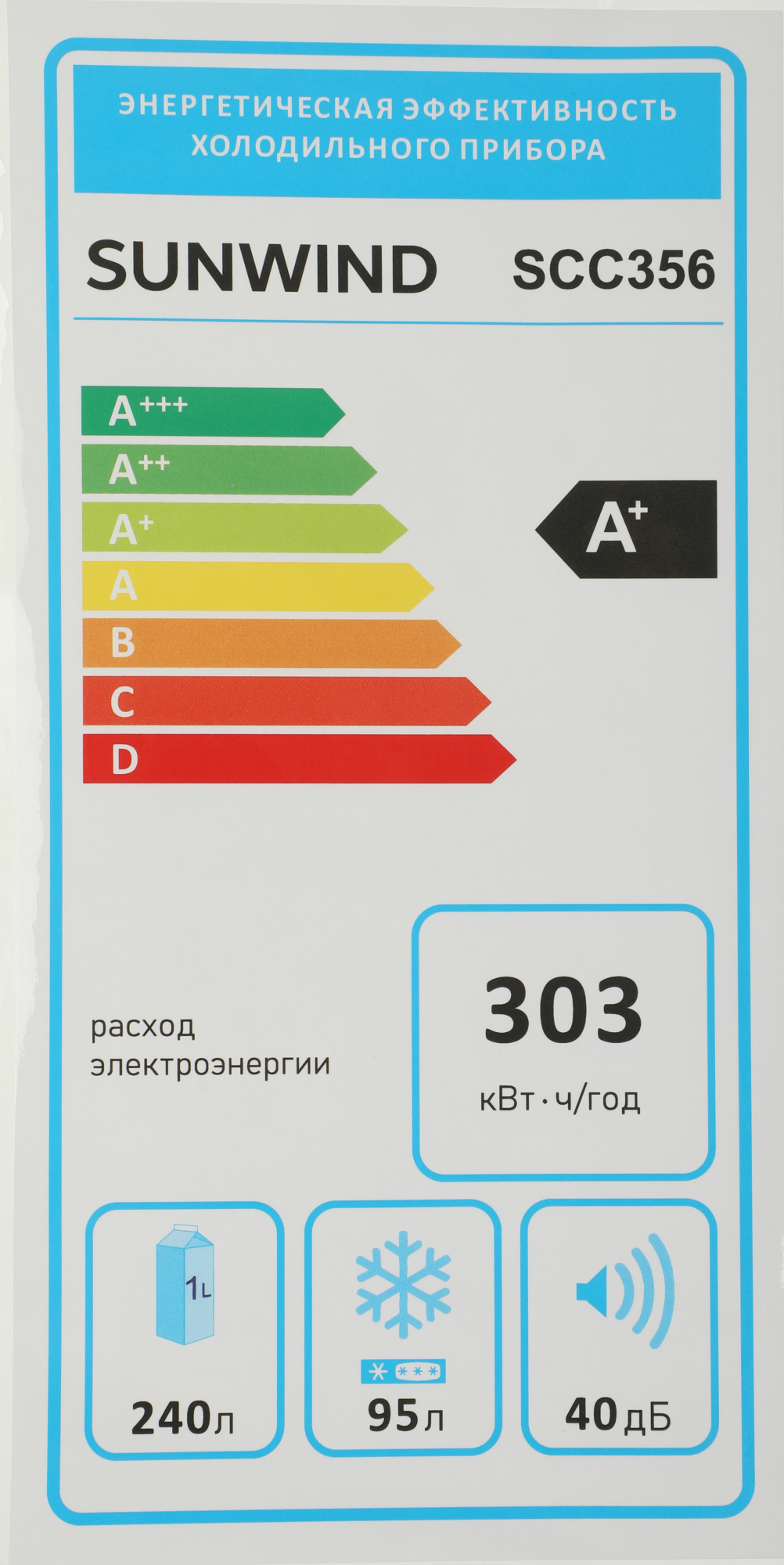 Холодильник SunWind SCC356 2-хкамерн. белый — миниатюра 27