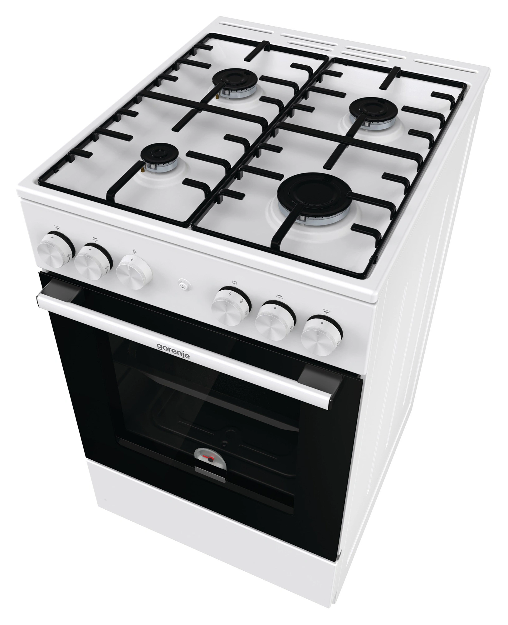 Плита Газовая Gorenje GG5A12WH белый (без крышки) реш.сталь — миниатюра 6