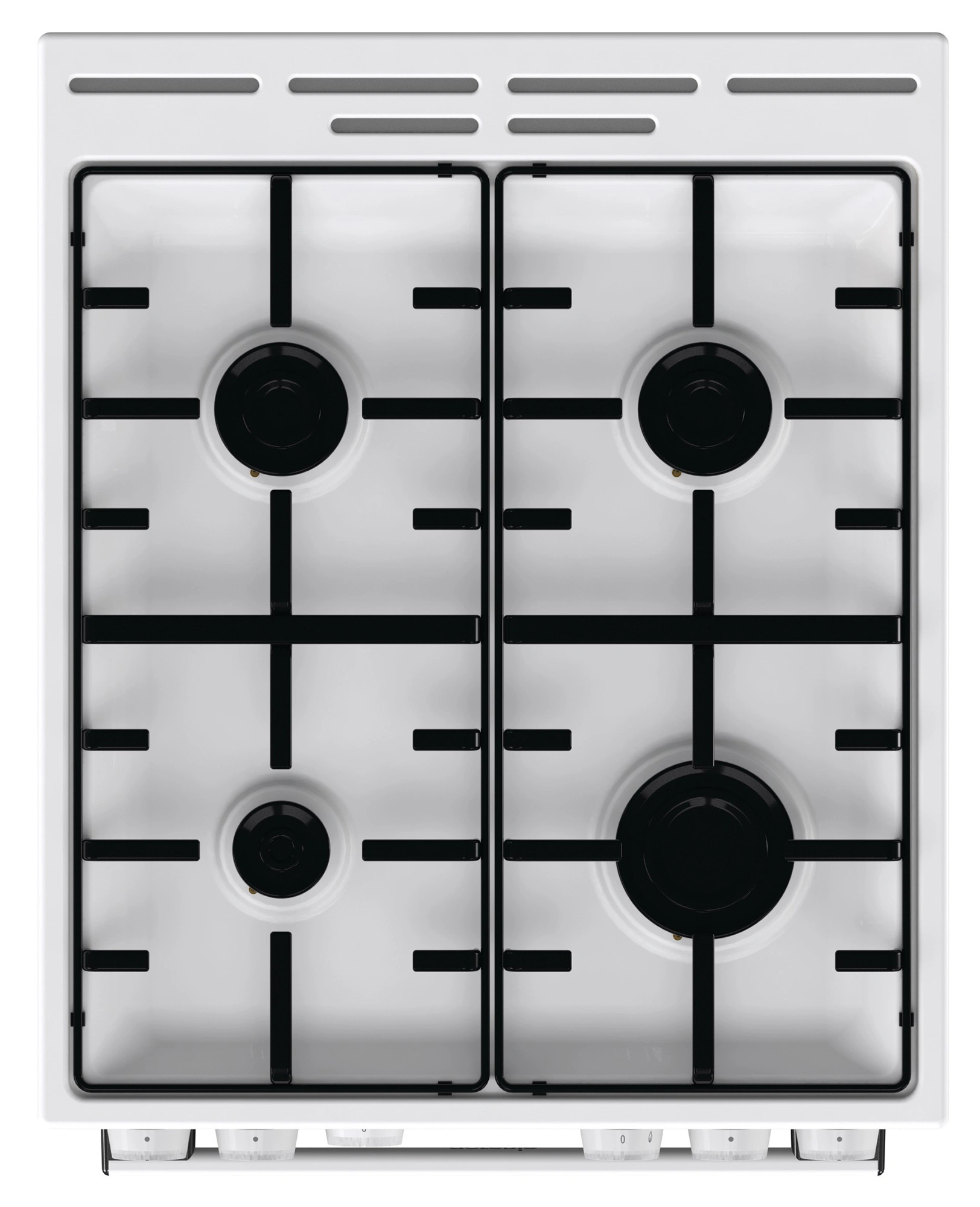 Плита Газовая Gorenje GG5A12WH белый (без крышки) реш.сталь — миниатюра 7