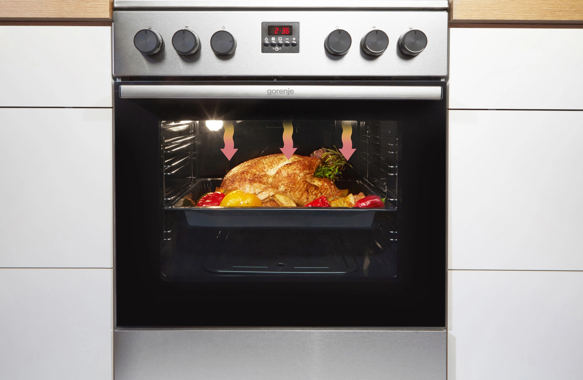Плита Газовая Gorenje GG5A12WH белый (без крышки) реш.сталь — миниатюра 12