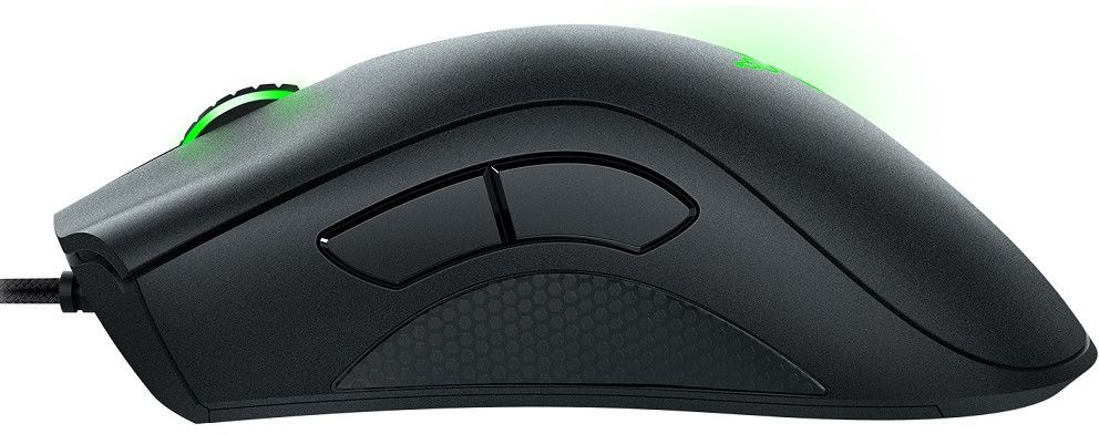 Мышь Razer DeathAdder Essential черный оптическая 6400dpi USB 5but (RZ01-03850100-R3C1) — миниатюра 2