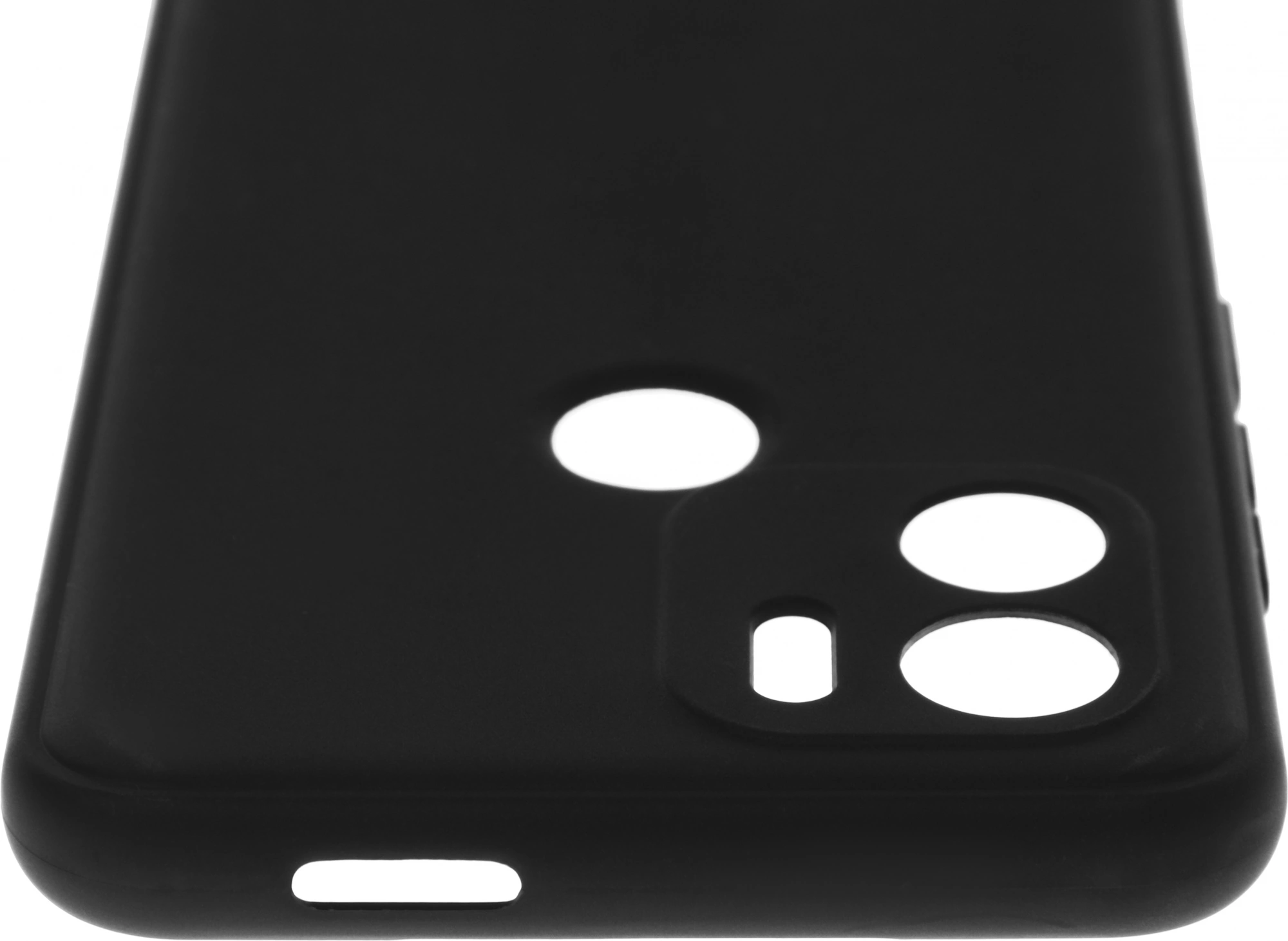 Чехол (клип-кейс) BoraSCO для Xiaomi Redmi A1+ Silicone Case черный (70938) — миниатюра 5