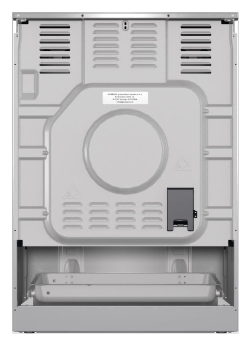 Плита Электрическая Gorenje GECS6C70XC нержавеющая сталь стеклокерамика (без крышки) — миниатюра 6
