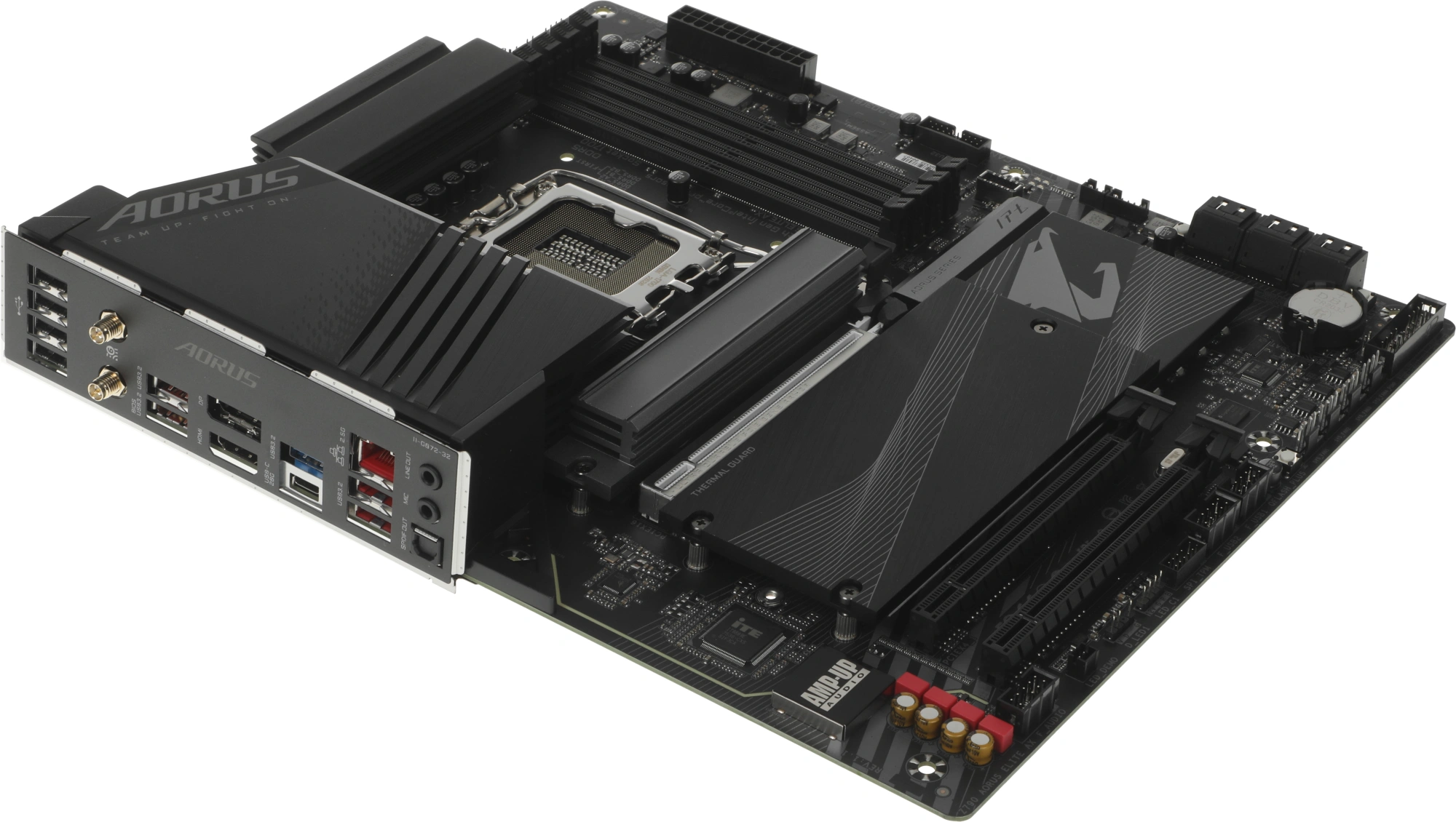Материнская плата Gigabyte Z790 AORUS ELITE AX Soc-1700 Intel Z790 4xDDR5 ATX AC`97 8ch(7.1) 2.5Gg RAID+HDMI+DP — миниатюра 2