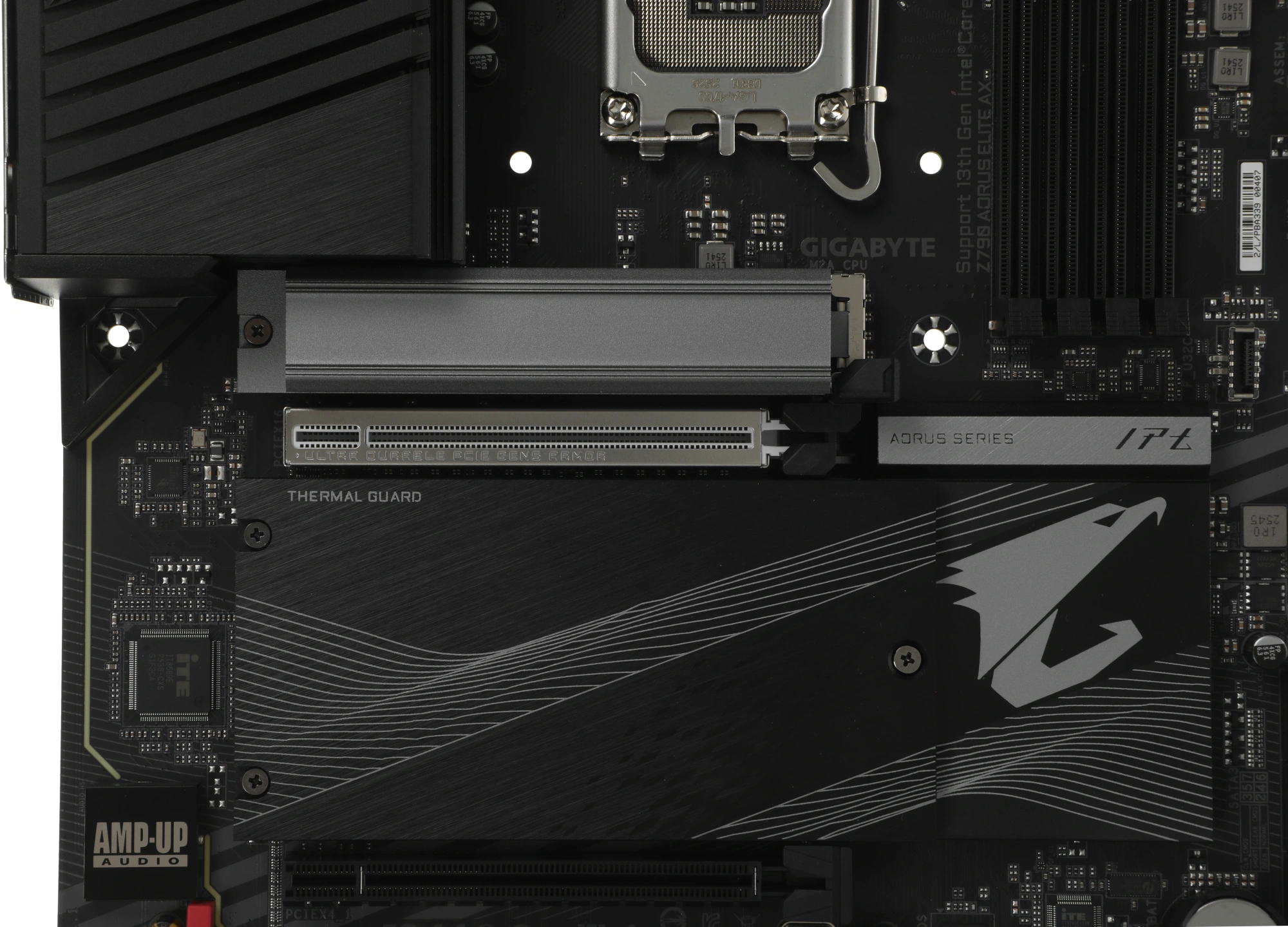 Материнская плата Gigabyte Z790 AORUS ELITE AX Soc-1700 Intel Z790 4xDDR5 ATX AC`97 8ch(7.1) 2.5Gg RAID+HDMI+DP — миниатюра 3