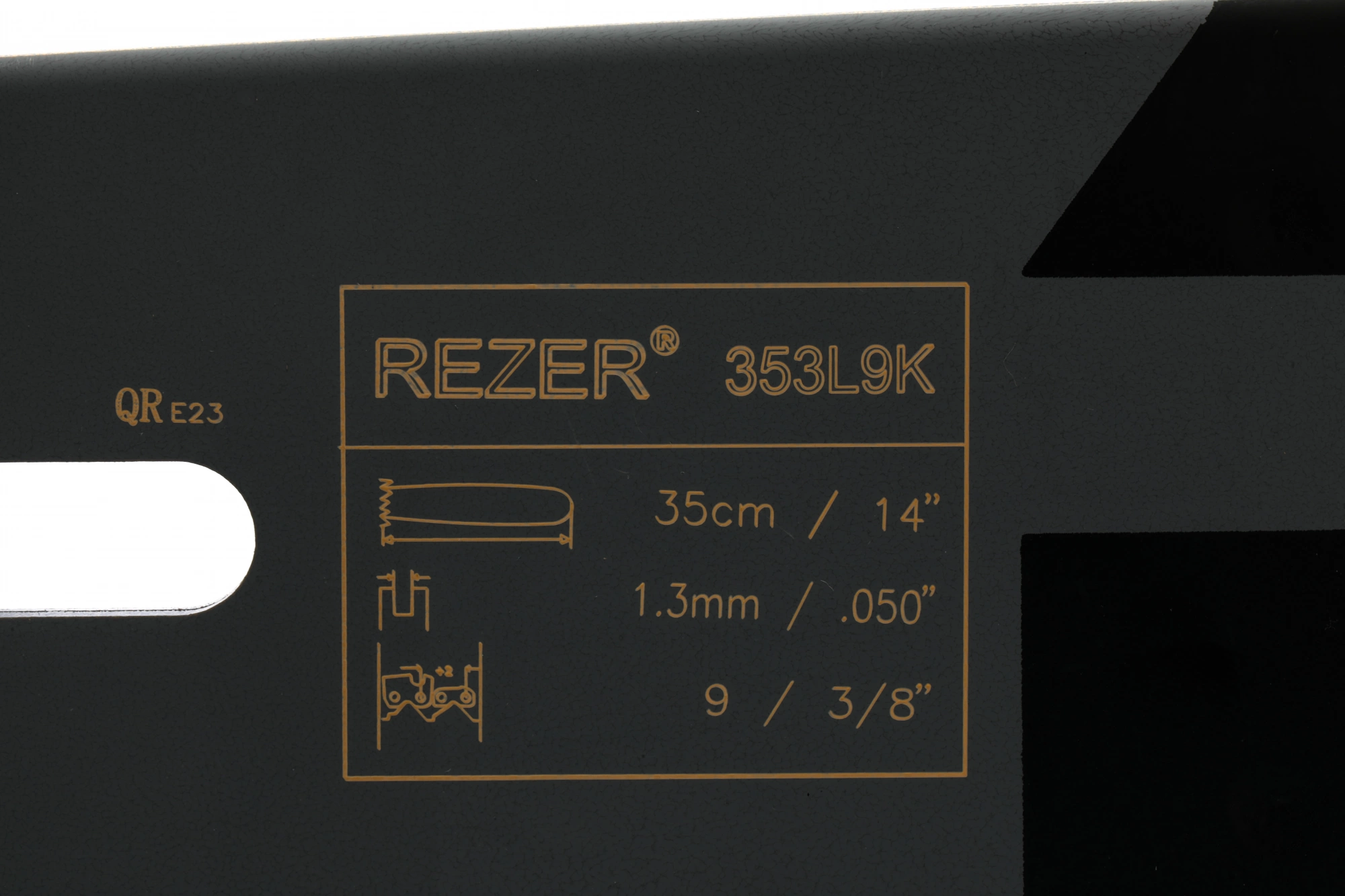 Шина для цепных пил Rezer 353 L 9 K 3/8" (03.016.00003) — миниатюра 7