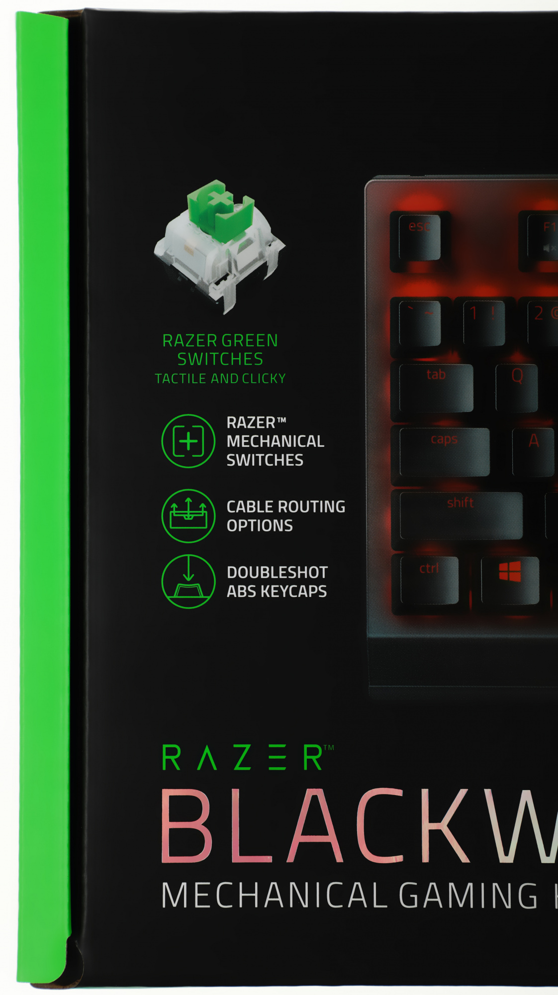 Клавиатура Razer BlackWidow V3 TKL механическая черный/черный USB Multimedia for gamer LED (RZ03-03490700-R3R1) кабель 1.8м — миниатюра 13