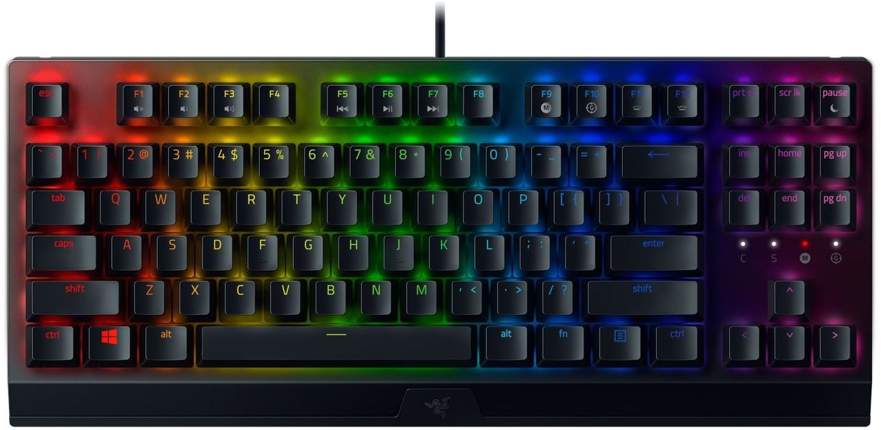 Клавиатура Razer BlackWidow V3 TKL механическая черный/черный USB Multimedia for gamer LED (RZ03-03490700-R3R1) кабель 1.8м — миниатюра 18
