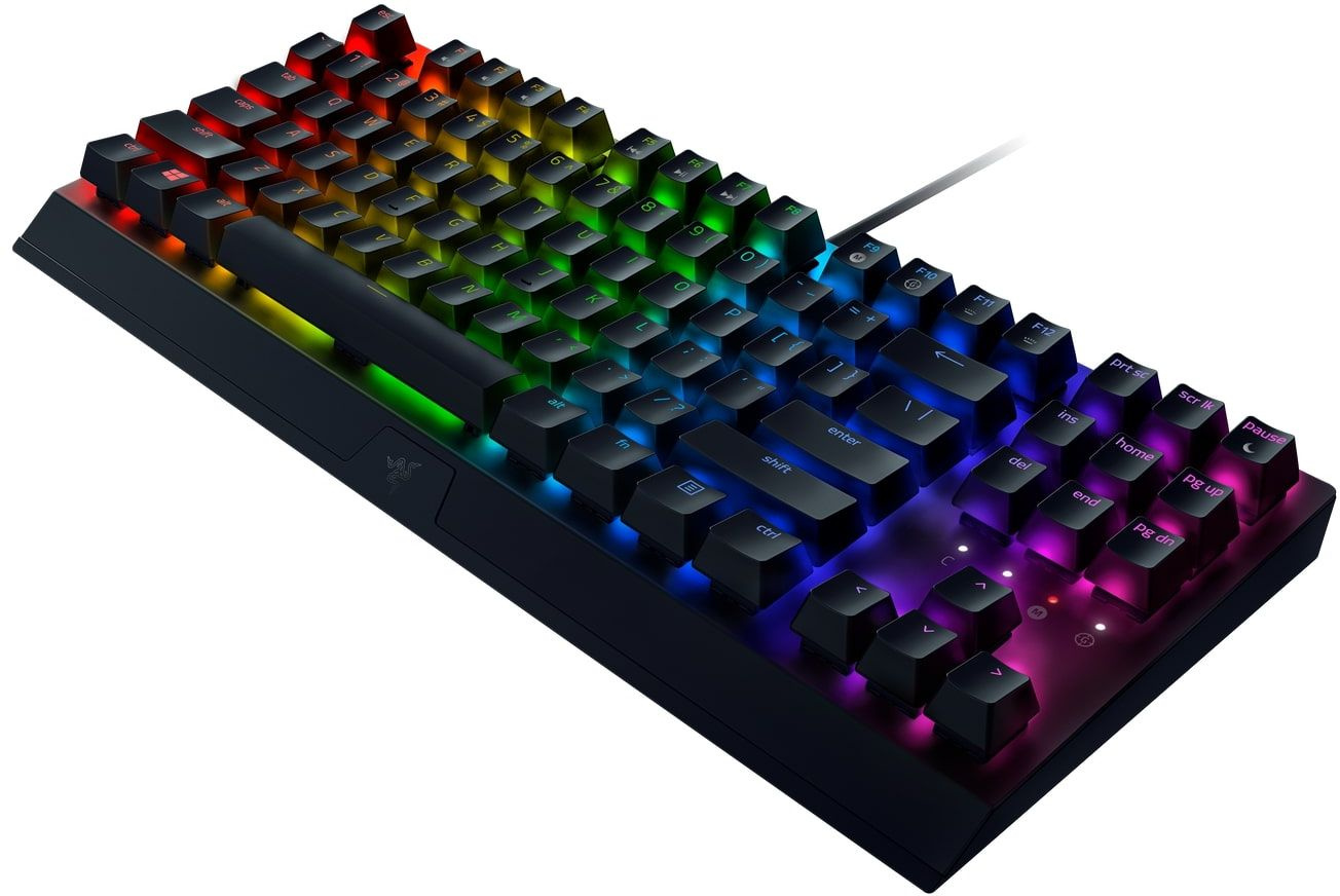 Клавиатура Razer BlackWidow V3 TKL механическая черный/черный USB Multimedia for gamer LED (RZ03-03490700-R3R1) кабель 1.8м — миниатюра 19