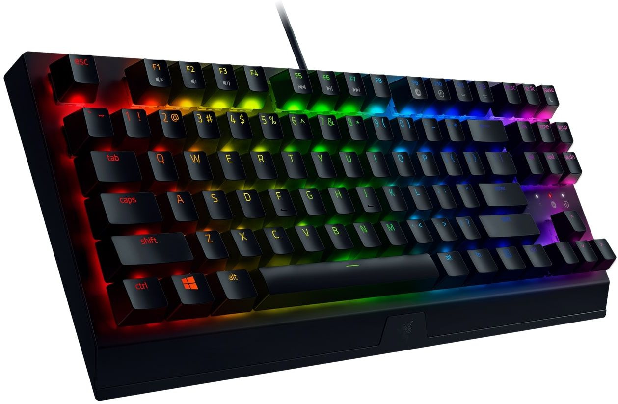 Клавиатура Razer BlackWidow V3 TKL механическая черный/черный USB Multimedia for gamer LED (RZ03-03490700-R3R1) кабель 1.8м — миниатюра 20