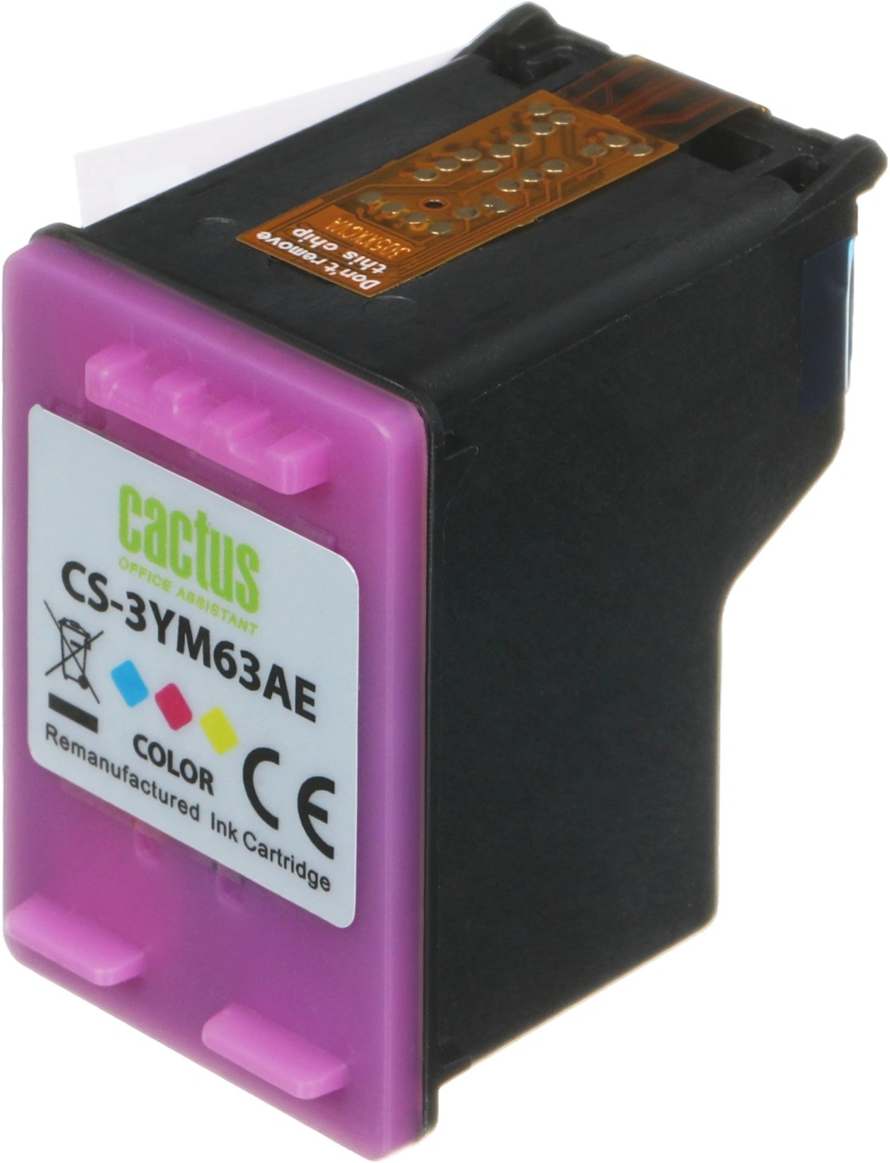 Картридж струйный Cactus CS-3YM63AE 305XL многоцветный (450стр.) (18мл) для HP DJ 2320/2710/2720/4120 с чипом — миниатюра 6