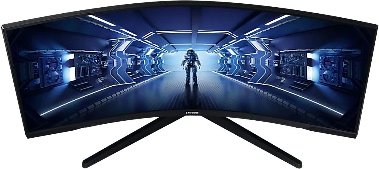 Монитор Samsung 34" Odyssey G5 C34G55TWWI черный VA LED 1ms 21:9 HDMI матовая 250cd 178гр/178гр 3440x1440 165Hz DP UW 5.6кг — миниатюра 7