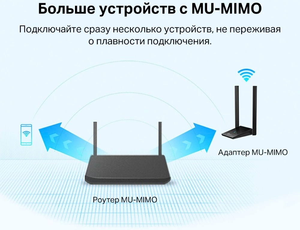 Сетевой адаптер Wi-Fi TP-Link Archer TX20U Plus AX1800 USB 3.0 (ант.внеш.несъем.) 2ант. — миниатюра 6