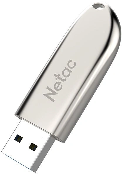 Флеш Диск Netac 128Gb U352 NT03U352N-128G-20PN USB2.0 серебристый — миниатюра 2