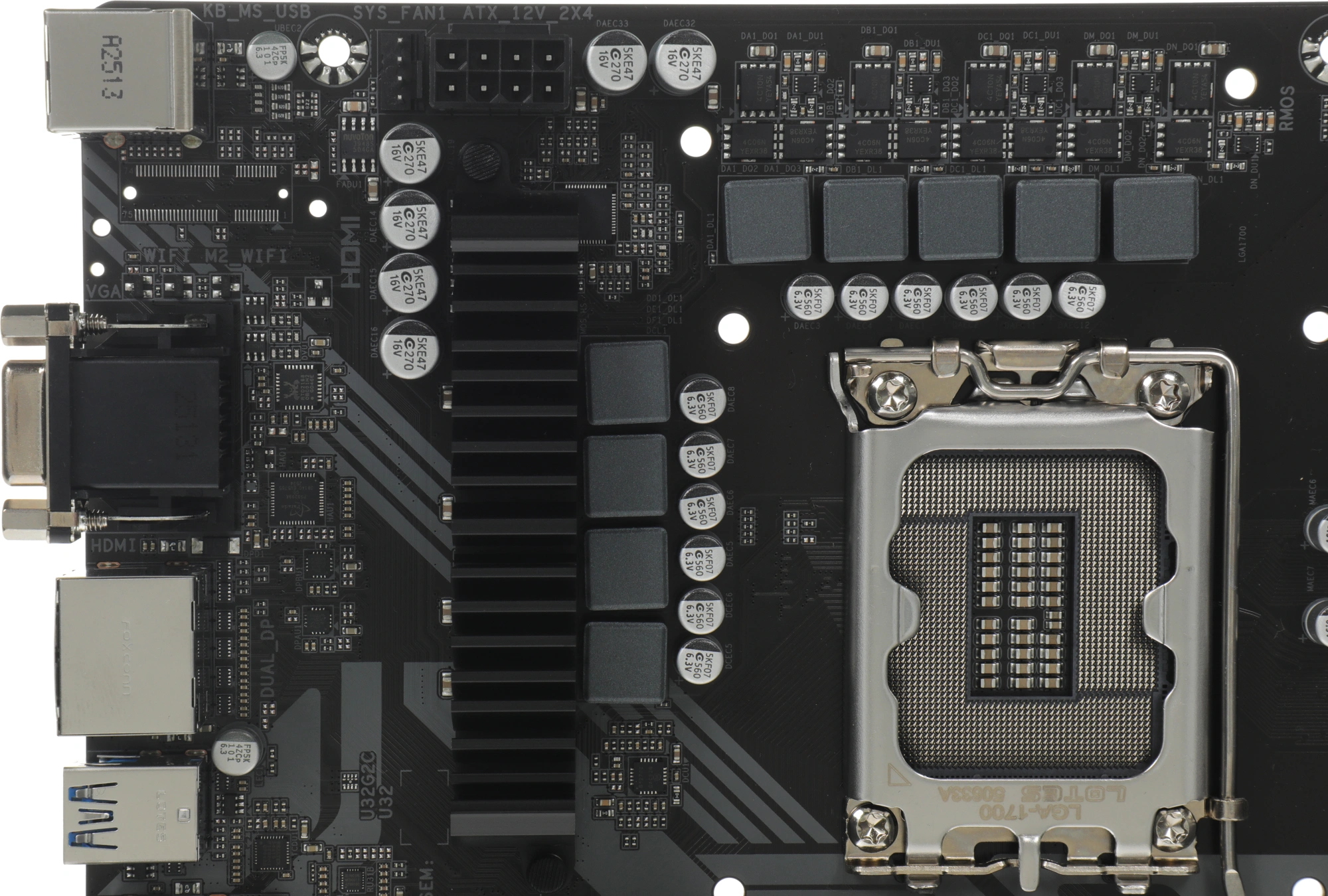 Материнская плата Gigabyte B760M DS3H DDR4 Soc-1700 Intel B760 4xDDR4 mATX AC`97 8ch(7.1) 2.5Gg RAID+VGA+HDMI+DP — миниатюра 7