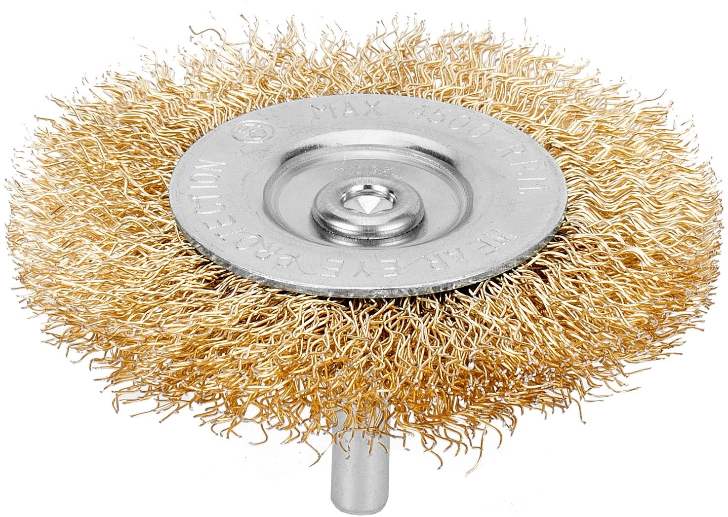 Щетка дисковая по мет. Matrix 74446 d=60мм d(посад.)=6мм (дрели) — миниатюра 2