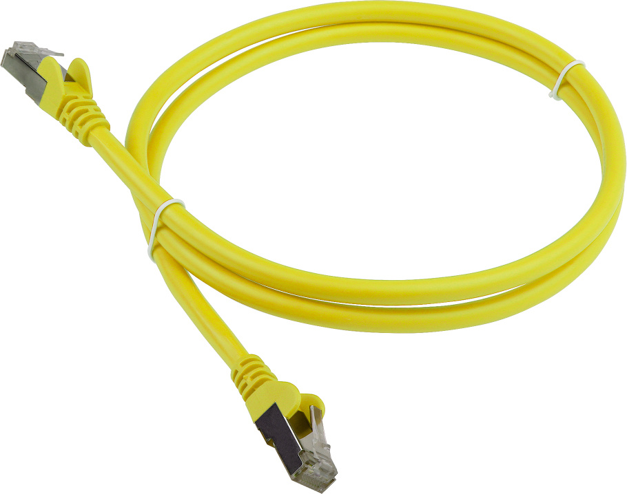 Патч-корд Lanmaster LAN-PC45/S6-2.0-YL FTP RJ-45 вил.-вилка RJ-45 кат.6 2м желтый LSZH