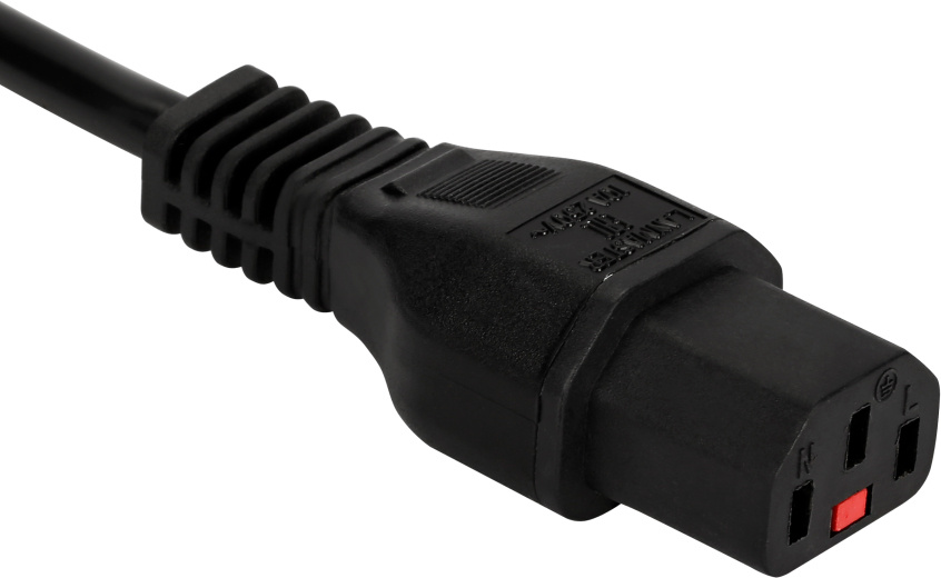 Шнур питания Lanmaster LAN-PP13L/SH-1.8-BK C13-Schuko проводник.:3x0.75мм2 1.8м 220В 10А черный — миниатюра 2