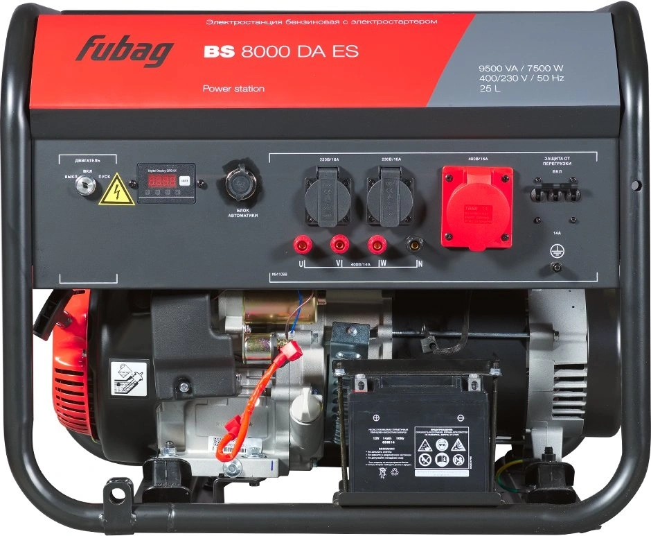 Генератор Fubag BS 8000 DA ES 9.5кВт — миниатюра 3