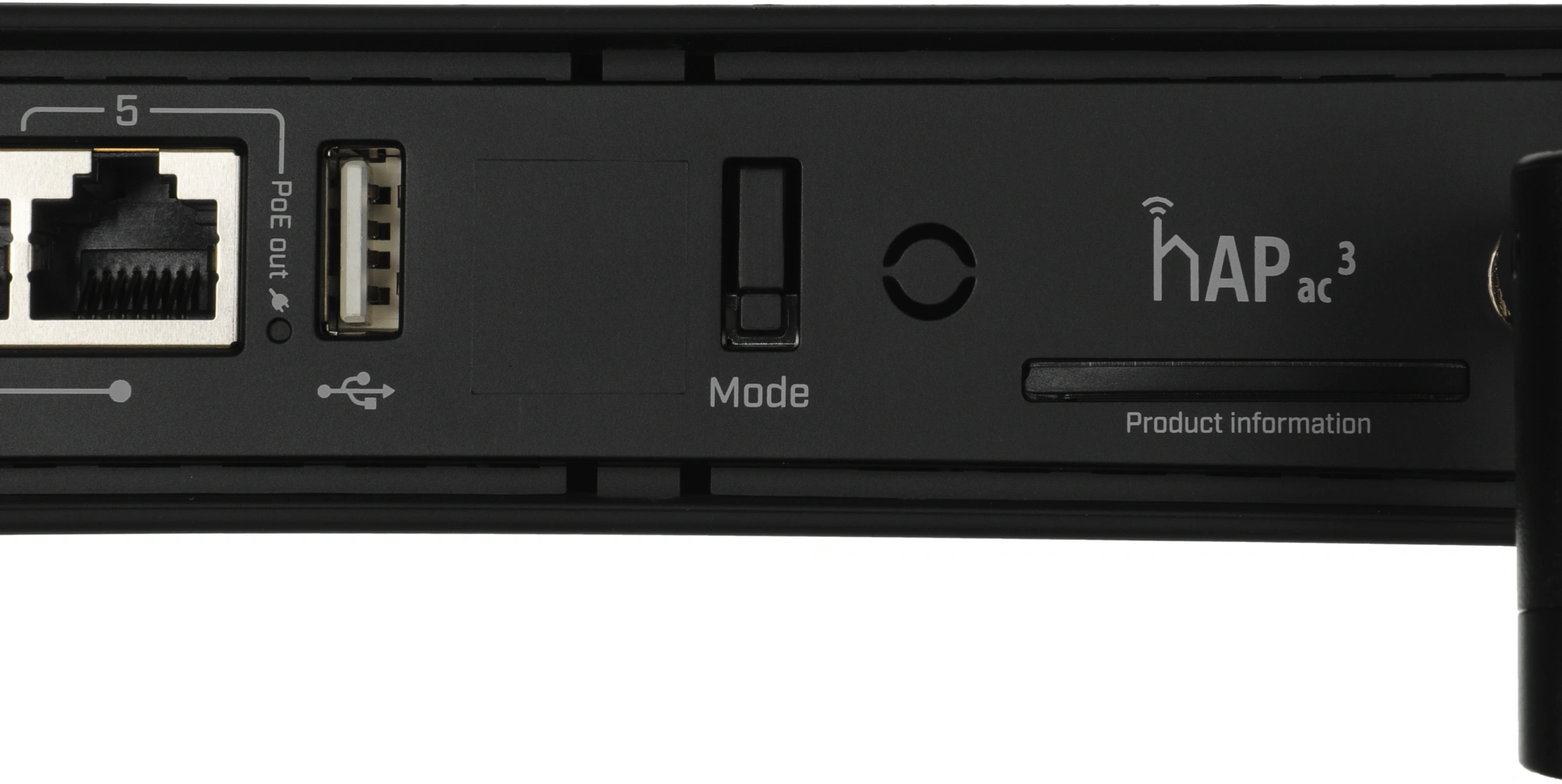 Роутер беспроводной MikroTik hAP ac3 (RBD53IG-5HACD2HND) AC1200 10/100/1000BASE-TX черный — миниатюра 7
