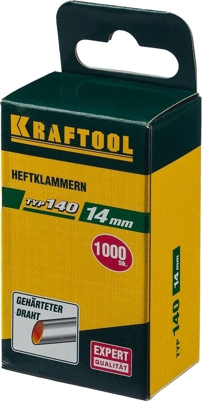 Скобы для степлера Kraftool 31680-14 серебристый — миниатюра 2