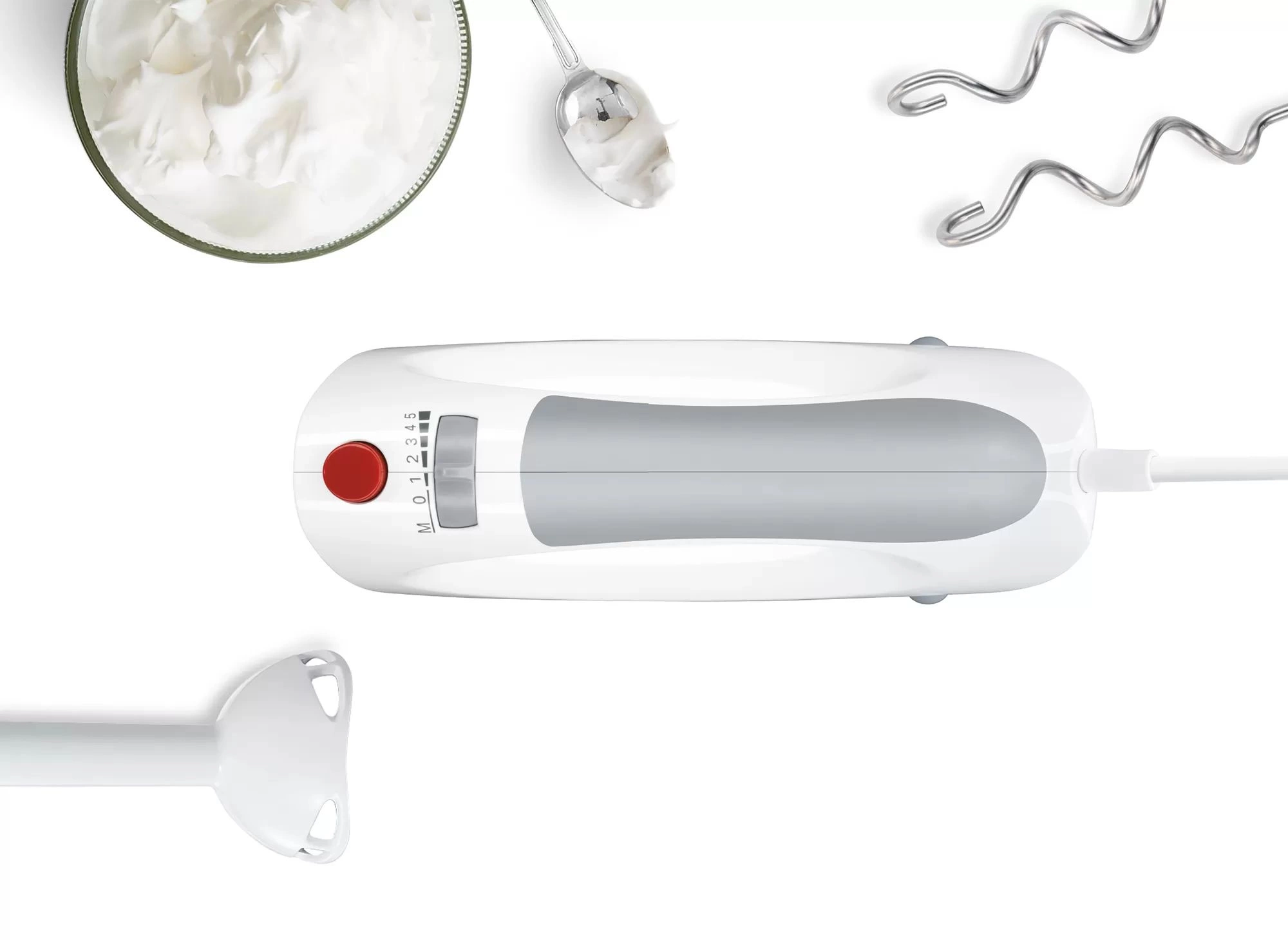 Миксер ручной Bosch MFQ3540 450Вт белый — миниатюра 9