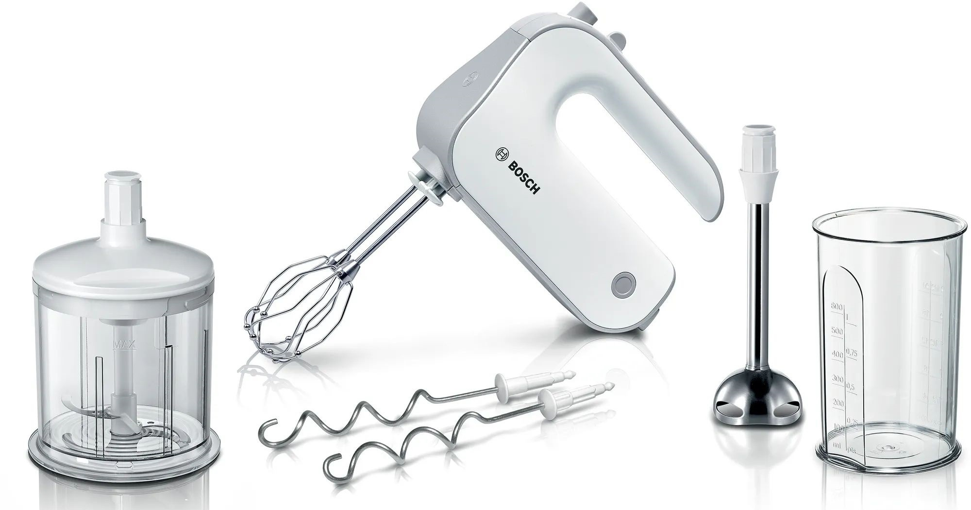Миксер ручной Bosch MFQ4080 500Вт белый — миниатюра 6