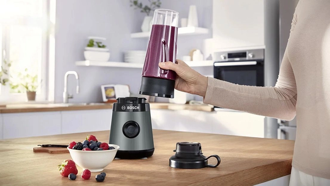 Блендер стационарный Bosch VitaPower Serie 2 MMB2111S 450Вт хром — миниатюра 7