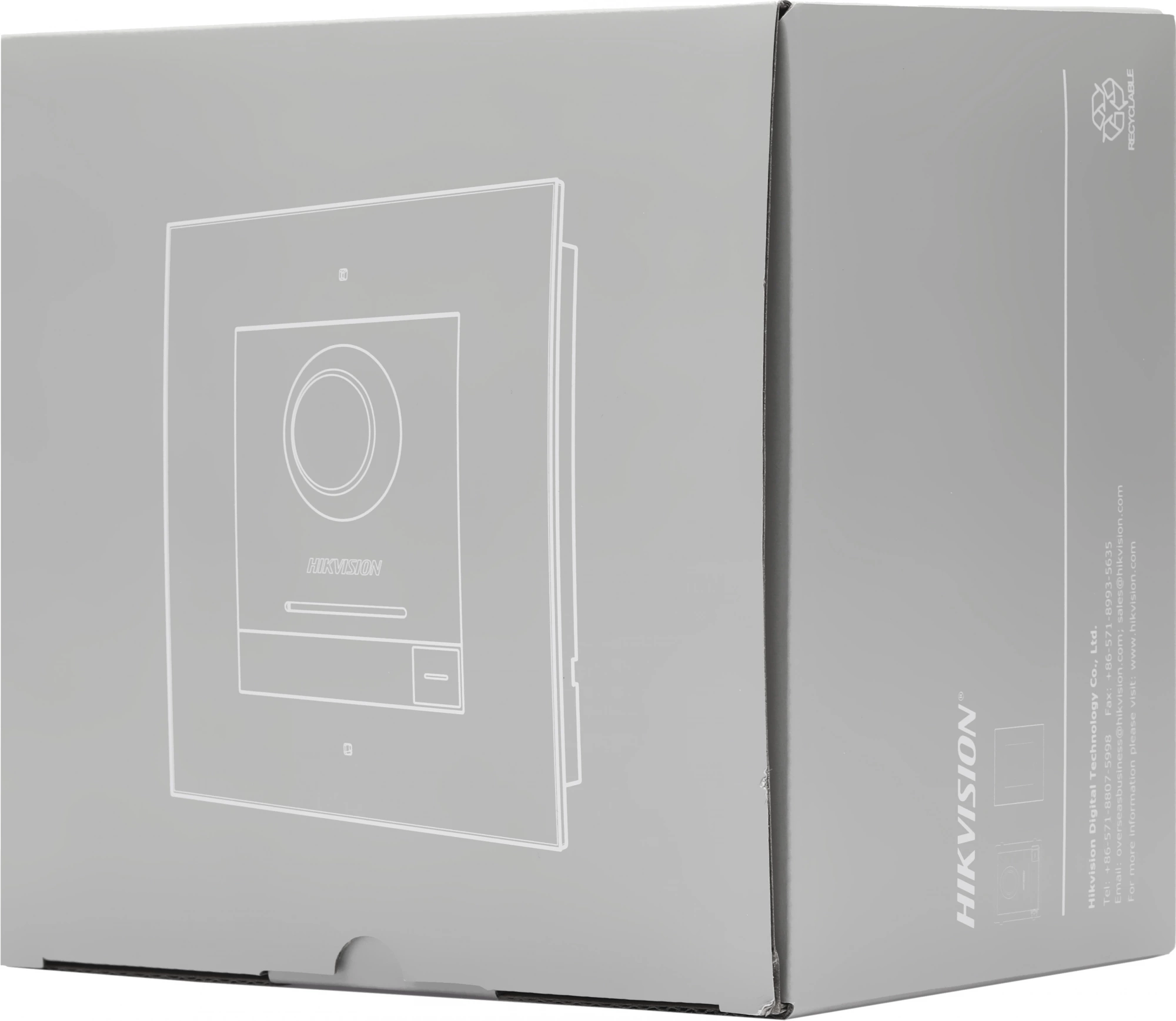 Видеопанель Hikvision DS-KD8003-IME1(B)/Flush цвет панели: черный — миниатюра 15