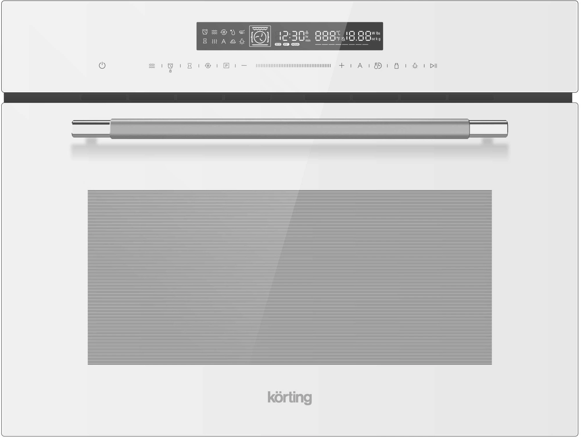 Духовой шкаф Электрический Korting OKB 3260 CSGW MW белый — фото 1