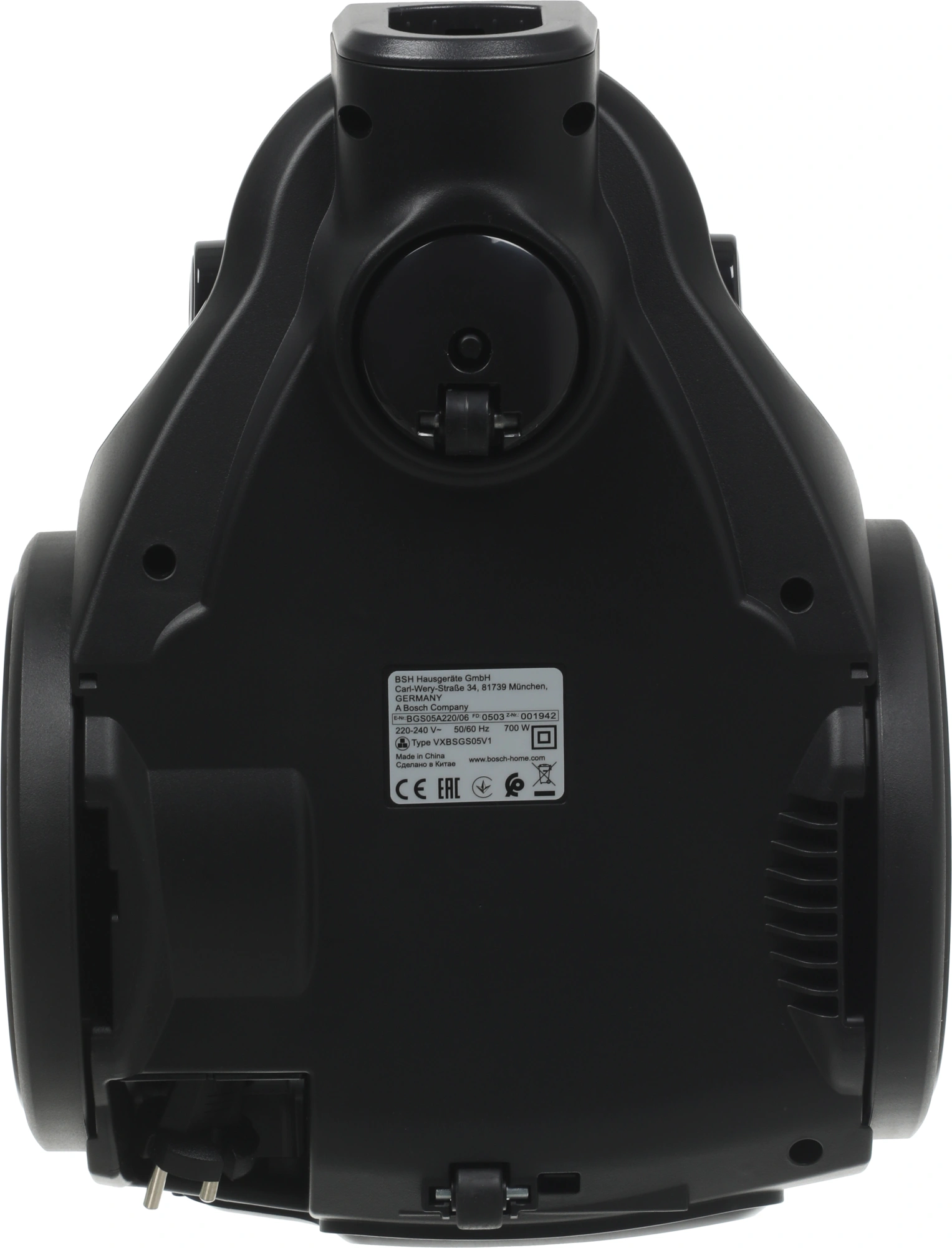 Пылесос Bosch Serie 2 BGS05A220 700Вт синий/черный — миниатюра 17