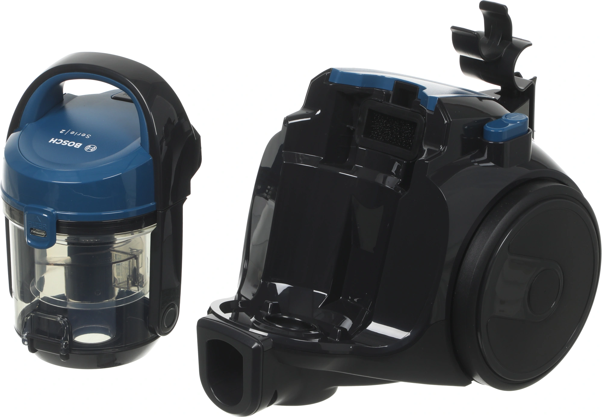 Пылесос Bosch Serie 2 BGS05A220 700Вт синий/черный — миниатюра 18