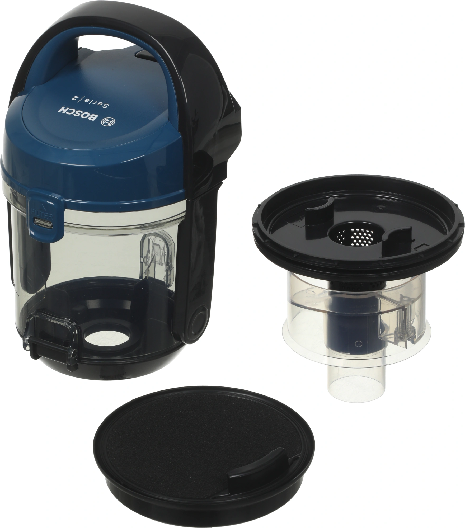 Пылесос Bosch Serie 2 BGS05A220 700Вт синий/черный — миниатюра 19