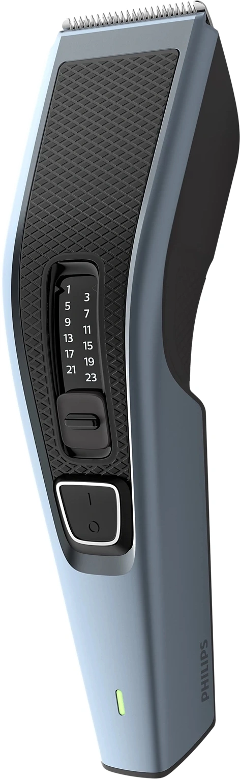 Машинка для стрижки Philips HC3530/15 синий/черный (насадок в компл:2шт)
