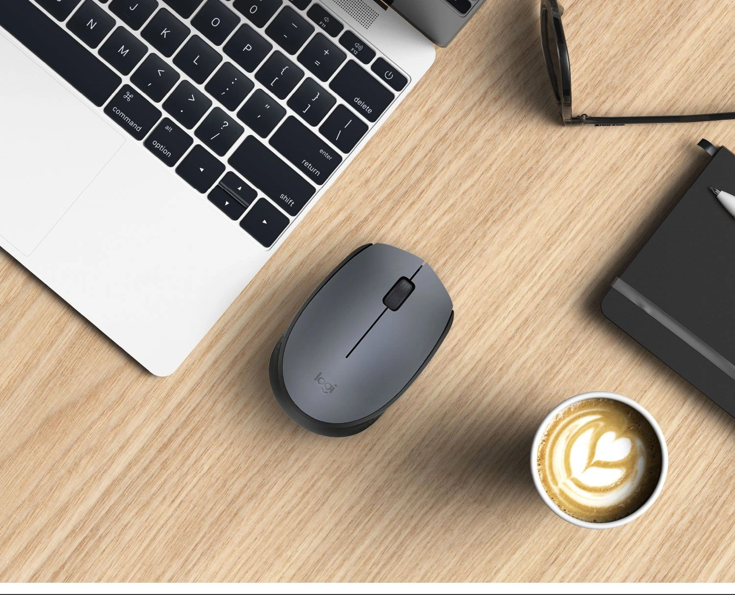 Мышь Logitech M170 серый/черный оптическая 1000dpi беспров. USB 2but (910-004646) — миниатюра 2