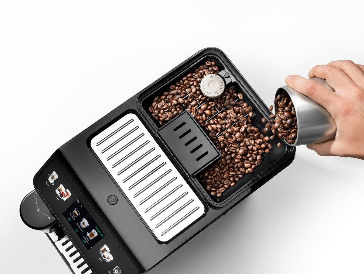Кофемашина Delonghi Eletta Explore ECAM450.55.S 1450Вт серебристый/черный — миниатюра 3