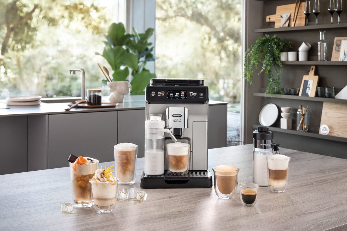 Кофемашина Delonghi Eletta Explore ECAM450.55.S 1450Вт серебристый/черный — миниатюра 9