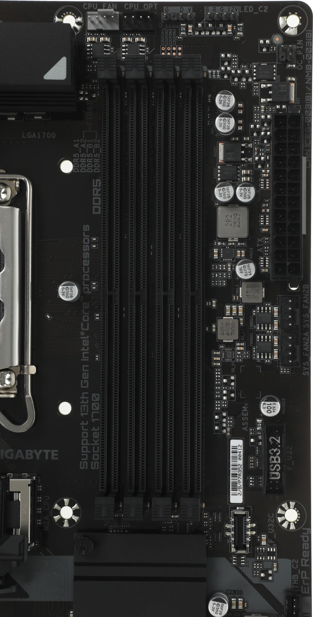Материнская плата Gigabyte Z790 UD AX Soc-1700 Intel Z790 4xDDR5 ATX AC`97 8ch(7.1) 2.5Gg RAID+HDMI+DP — миниатюра 12