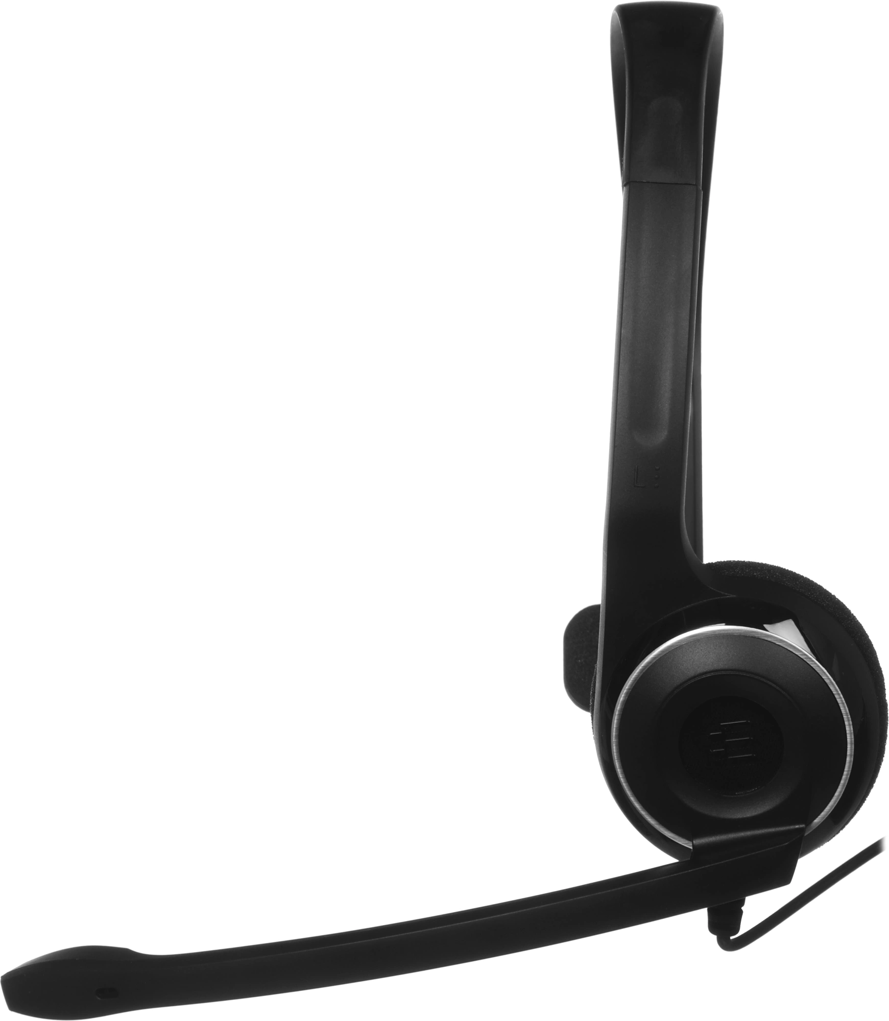 Наушники с микрофоном Sennheiser PC 7 черный 2м накладные USB оголовье (504196) — миниатюра 5
