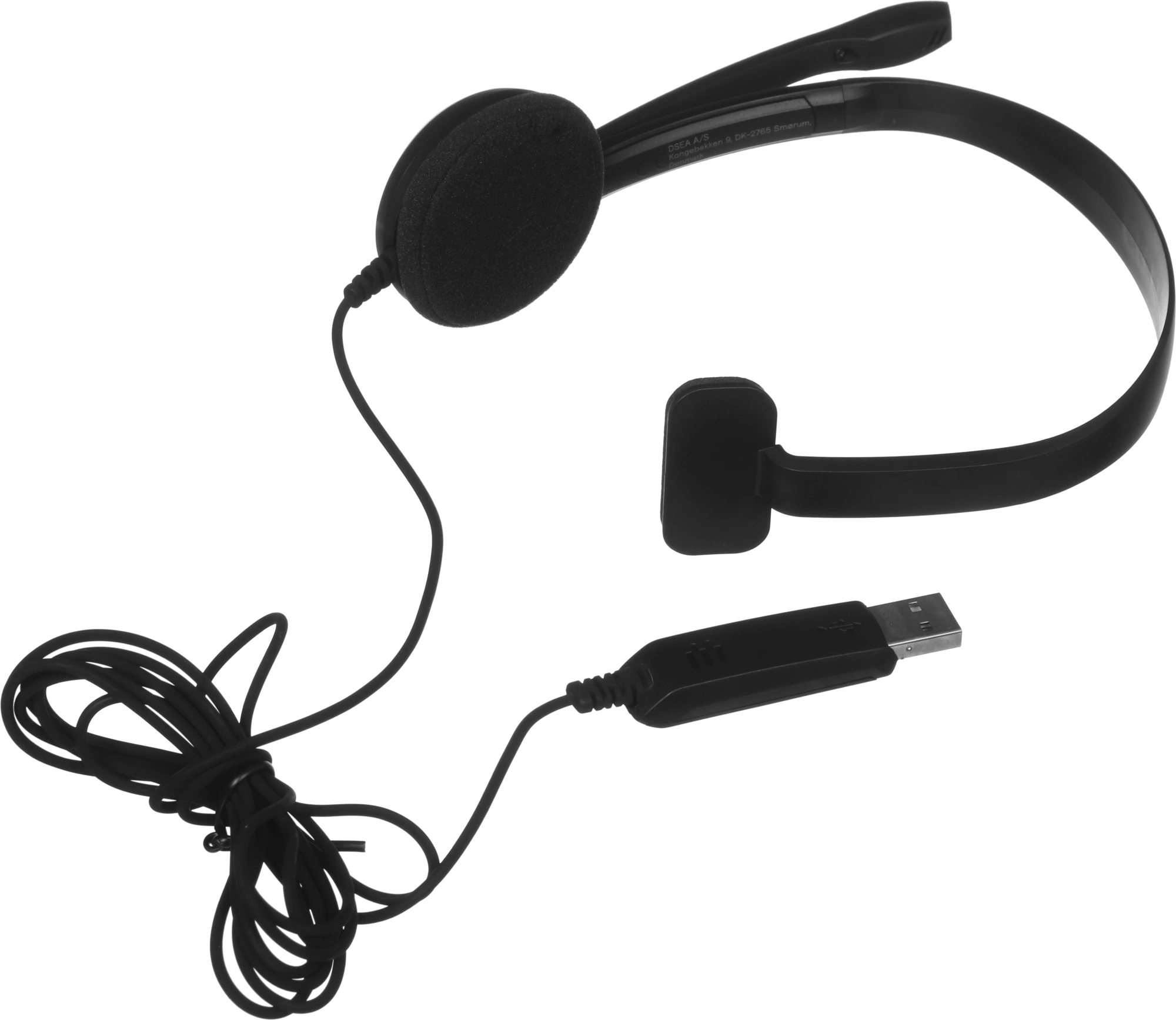 Наушники с микрофоном Sennheiser PC 7 черный 2м накладные USB оголовье (504196) — миниатюра 11